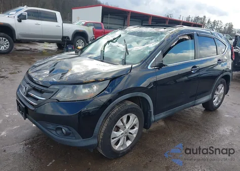 2013 Honda Cr-V Ex z USA, uszkodzony, nr VIN 2HKRM3H56DH000381